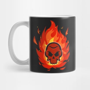 Flame Skull Mug